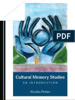 Nicolas Pethes - Cultural Memory Studies - An Introduction-Cambridge Scholars Publishing (2019)