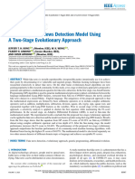 Generating Fake News Detection Model Using A Two-Stage Evolutionary Approach 7th Aug 2023 Published