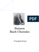 Sixteen Bach Chorales Trumpet