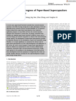 Energy Environ Materials - 2023 - Xiong - Recent Research Progress of Paper Based Supercapacitors Based On Cellulose