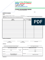 BSP Kab Advancement Report by School