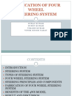 Fabrication of Four Wheel Steering System: Suraj Kumar Sumit Kumar Vikash Kumar Vivek Singh Yadav