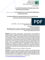 Análise Temática Como Metodologia Na Pesquisa Qualitativa