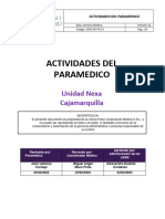 Actividades Del Paramédico