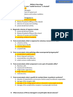 Midterm NEUROLOGY