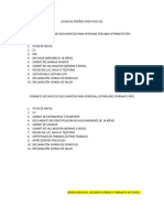 Documentos Personal Nuevo