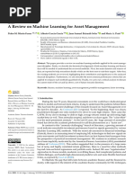 A Review On Machine Learning For Asset Management