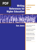 Writing References For Higher Education