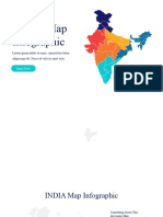 India Map Infographic PowerPoint Template