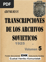 Transcripciones de Archivos Soviitcos 1925 Vol 5-K