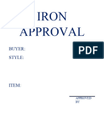 Iron Approval