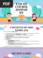 End of Course Jeopardy XL by Slidesgo