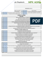 Check List Manutenção