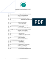 Irregular Verbs Past Simple (Part 1) : 1 May Be Freely Copied For Personal or Classroom Use