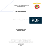 Documento Con Especificación de Requerimientos