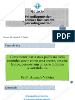 Psicodiagnóstico - Slides - Id Da Demanda - Contato - Questões Éticas