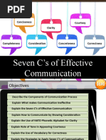 Seven C's of Effective Communication-Demo