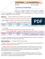 Le Syndrome Métabolique Les Dyslipidémies