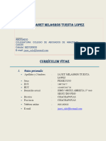 Curriculum Vitae Janet Tuesta Lopez