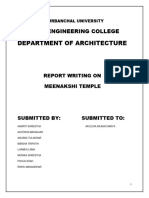 Minakshi Temple Report