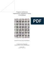 Computer Architecture Implementing A Datapath in Verilog A Lab Manual