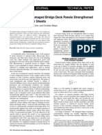 Fatigue Life of Damaged Bridge Deck Panels Strengthened With Carbon Fiber Sheets