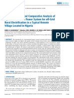 Feasibility Study and Comparative Analysis of Hybrid Renewable Power System For Off-Grid Rural Electrification in A Typical Remote Village Located in Nigeria