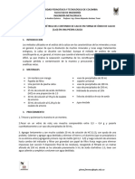 Determinacion Gravimetrica Del Contenido de Calcio en Forma de Oxido de Calcio