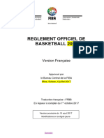 2017-08-18 Reglement Officiel Du Basketball 2017 - Version Francaise Electronique - BVR - v61