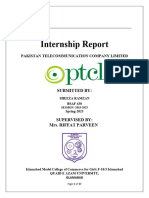 Sheeza PTCL Report