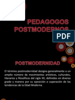 Pedagogos Postmodernos