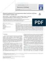 Integrated Production of Second Generation Ethanol and Lactic Acid From Steam-Exploded Elephant Grass