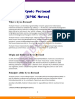 Kyoto Protocol Upsc