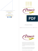 Primos Aviation Menu 22