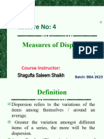 Statistics Lecture 4 2k21