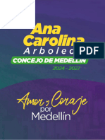 Plan de Trabajo y Propuestas Al Concejo de Medellín (Ana Carolina Arboleda) (2023)