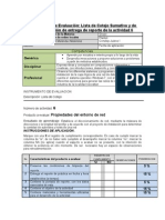 Lista de Cotejo Reporte AVI