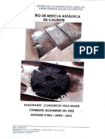 Informe de Mezcla Asfaltica V.M.