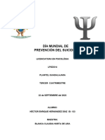 DÍA MUNDIAL DE PREVENCIÓN DEl SUICIDIO HÉCTOR