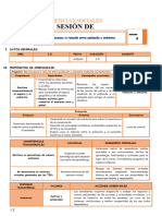 1° Sesión de Aprendizaje Sesión 8 - Sem.4 - Exp.6 - Ciencias Sociales