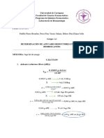 BROMATOLOGÍA - Determinación de Azúcares Reductores