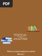 Textual Analysis