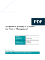 ISMS-DOC-A06-3 Information Security Guidelines For Project Management