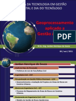 Geoprocessamento Aplicado A Gestão Ambiental