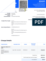 Tax Invoice: Charge Details