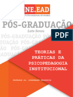 Teorias E Práticas Da Psicopedagogia Institucional: Professor (A) : Coordenação Pedagógica