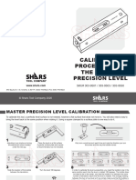 Master Precision Level Calibration Instructions