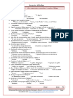 Questionnaire 1 Être Capable de Reconstituer Le Mythe d'OEdipe