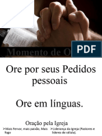 Mês de Abril de 2022 - Reunião de Oração