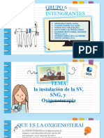 SN, SNG y Oxigenoterapia